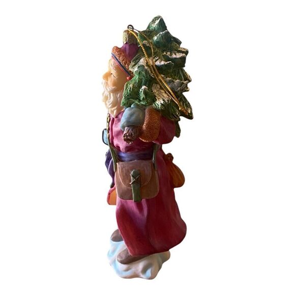VTG SANTA EFY Handcrafted CHRISTMAS Santa Figure - Picture 2 of 6